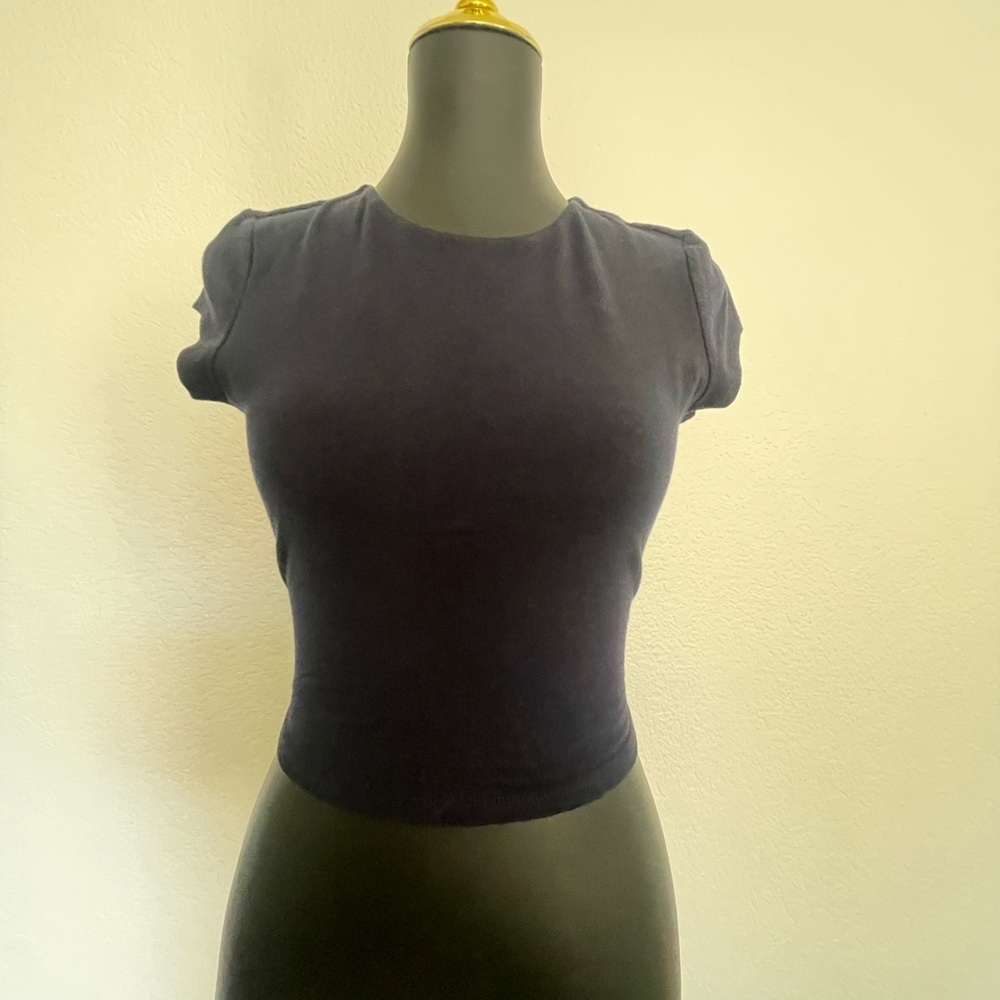 Garage Navy Women's Crop Top